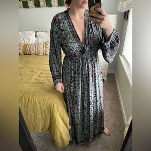 Natalie Martin Nico Maxi Wildflower Slate L